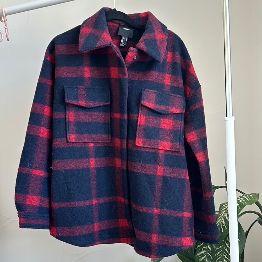 forever 21 plaid jacket